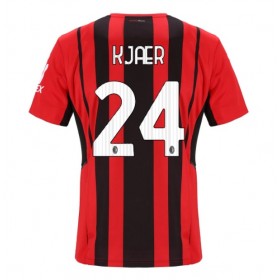 Camisolas de futebol AC Milan Simon Kjaer 24 Equipamento Principal 2021/22 Manga Curta